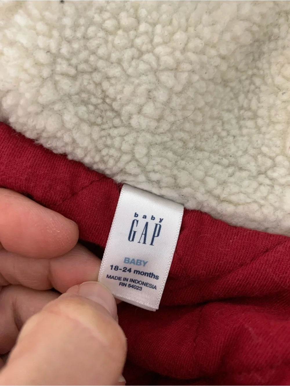 Gap Toddler Plaid Fleece Duffle Coat Toggle